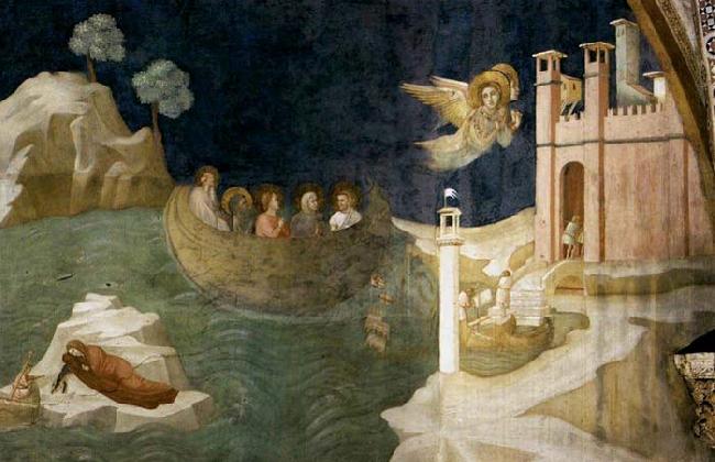 GIOTTO di Bondone Mary Magdalene-s Voyage to Marseilles oil painting image